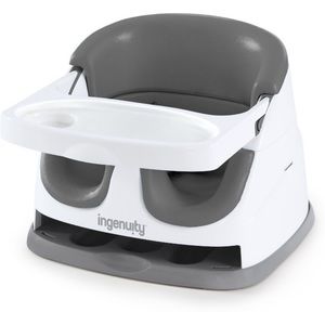 Ingenuity baby base 2-in-1 feeding and floor seat, with self storing tray.